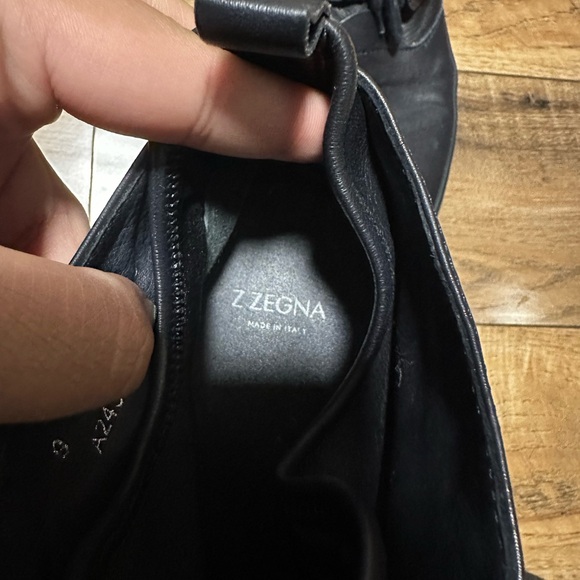 Zegna Men’s Leather Shoes Size 10 X3 - Picture 4 of 5